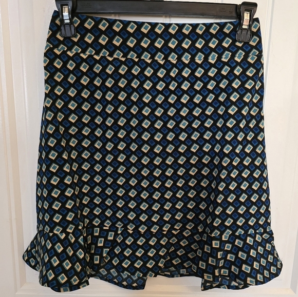 Teal Diamond Mini Skirt Band Of Gypsies NWT - Picture 5 of 7